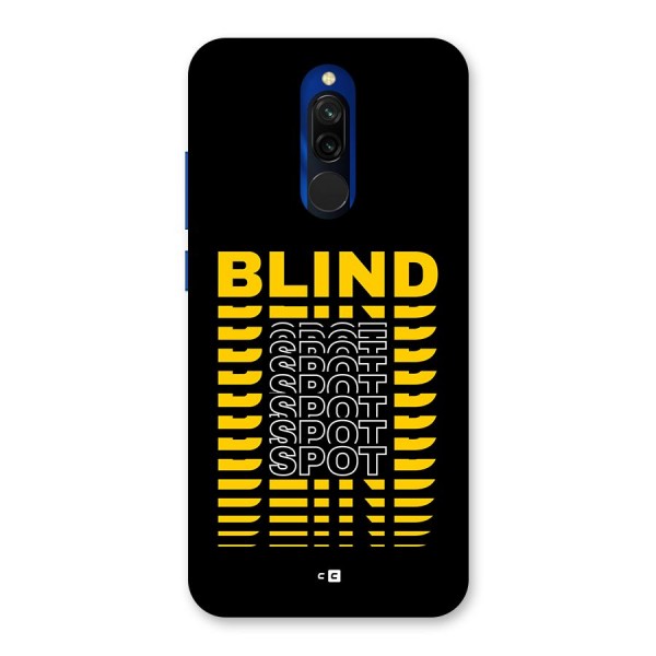 Blind Spot Back Case for Redmi 8