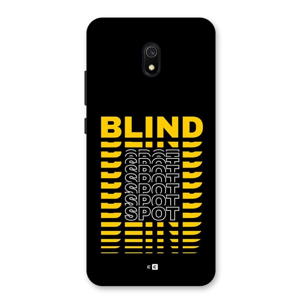 Blind Spot Back Case for Redmi 8A