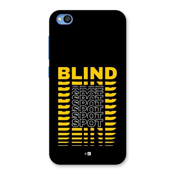 Blind Spot Back Case for Redmi Go