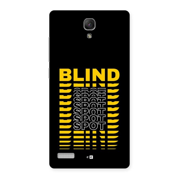 Blind Spot Back Case for Redmi Note