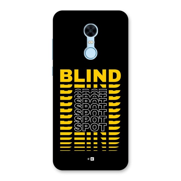 Blind Spot Back Case for Redmi Note 5