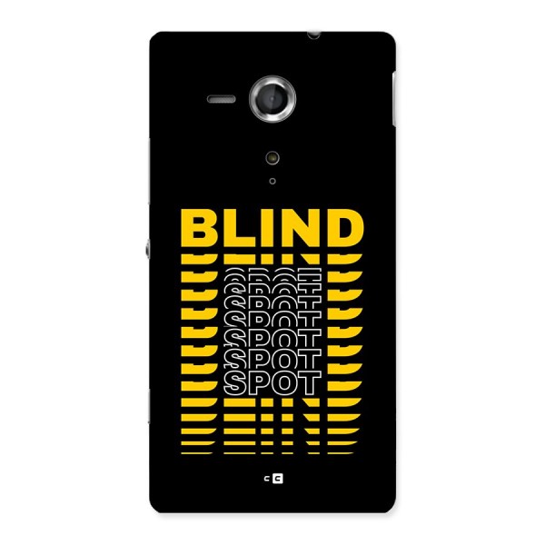 Blind Spot Back Case for Xperia Sp