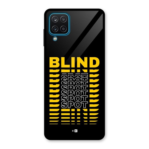 Blind Spot Glass Back Case for Galaxy A12