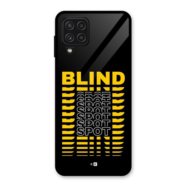 Blind Spot Glass Back Case for Galaxy A22 4G