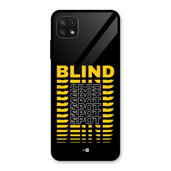 Blind Spot Glass Back Case for Galaxy A22 5G