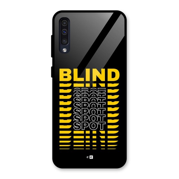 Blind Spot Glass Back Case for Galaxy A30s