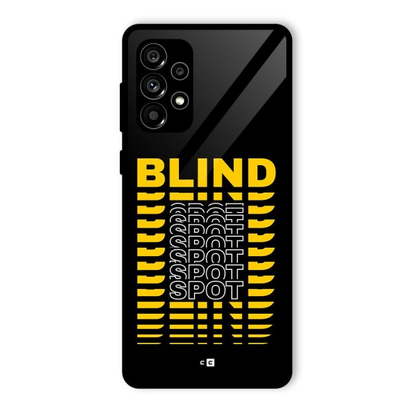 Blind Spot Glass Back Case for Galaxy A73 5G