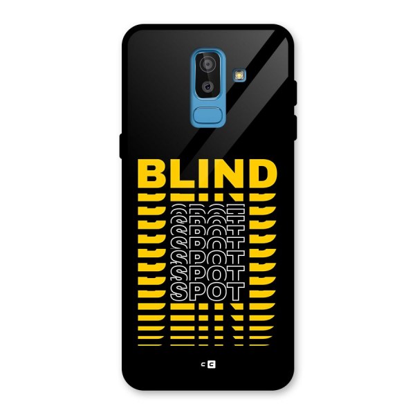 Blind Spot Glass Back Case for Galaxy J8