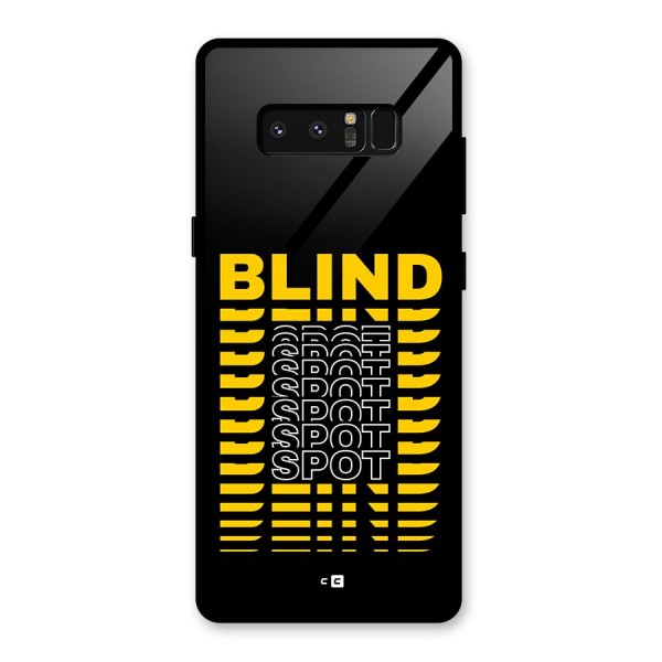 Blind Spot Glass Back Case for Galaxy Note 8