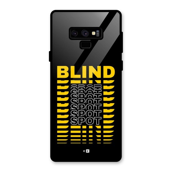 Blind Spot Glass Back Case for Galaxy Note 9