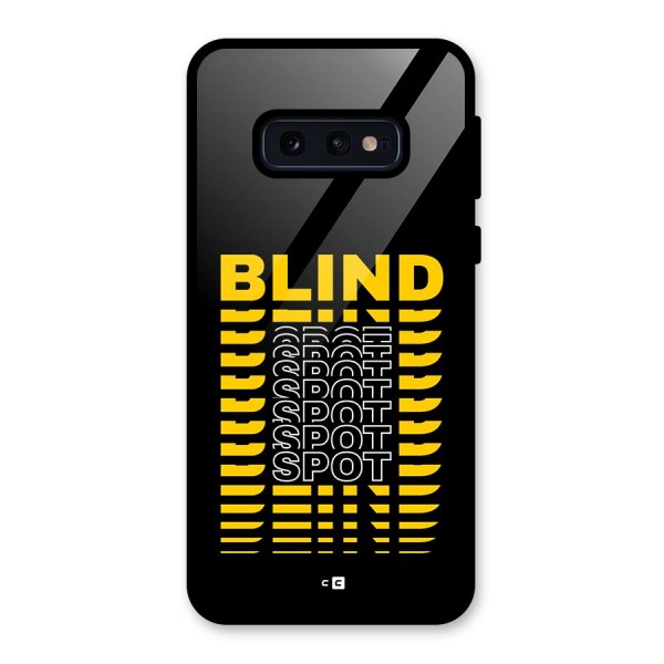 Blind Spot Glass Back Case for Galaxy S10e