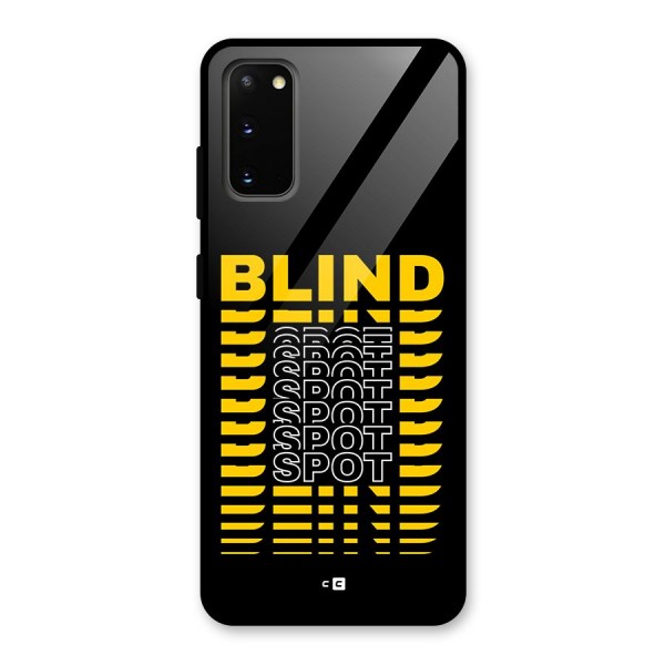 Blind Spot Glass Back Case for Galaxy S20