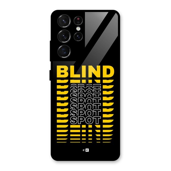 Blind Spot Glass Back Case for Galaxy S21 Ultra 5G