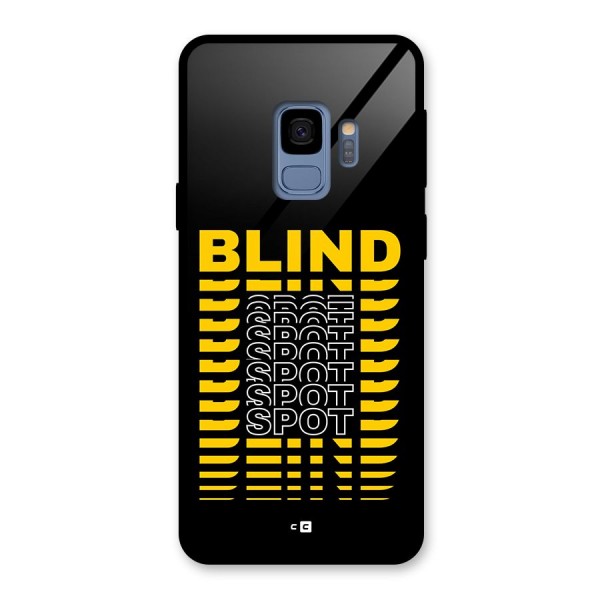 Blind Spot Glass Back Case for Galaxy S9