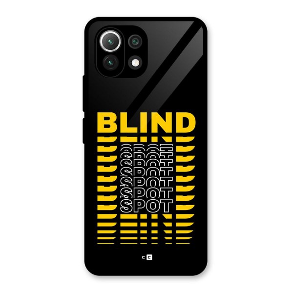 Blind Spot Glass Back Case for Mi 11 Lite