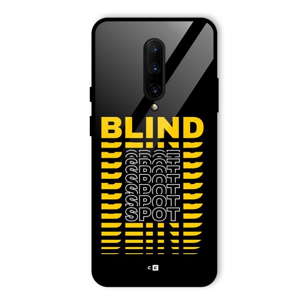 Blind Spot Glass Back Case for OnePlus 7 Pro