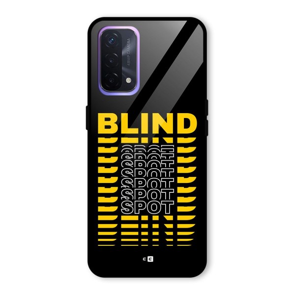 Blind Spot Glass Back Case for Oppo A74 5G