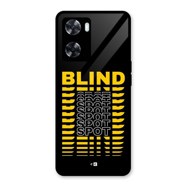 Blind Spot Glass Back Case for Oppo A77