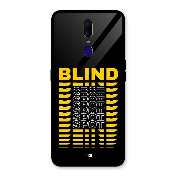 Blind Spot Glass Back Case for Oppo F11