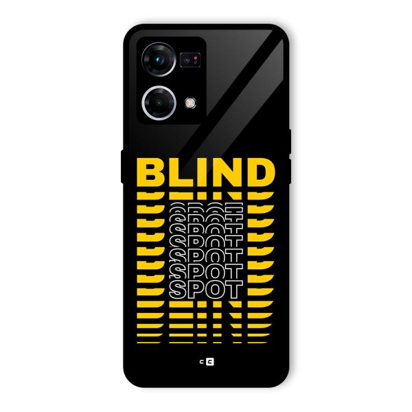 Blind Spot Glass Back Case for Oppo F21 Pro 4G