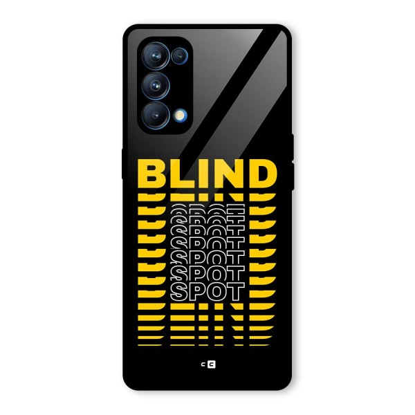 Blind Spot Glass Back Case for Oppo Reno5 Pro 5G