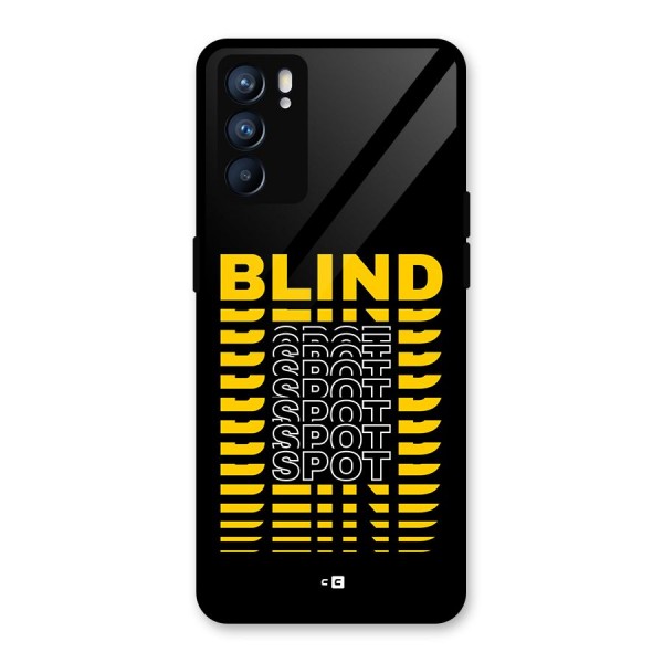 Blind Spot Glass Back Case for Oppo Reno6 5G