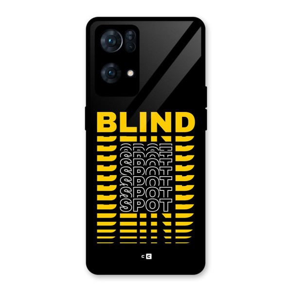 Blind Spot Glass Back Case for Oppo Reno7 Pro 5G