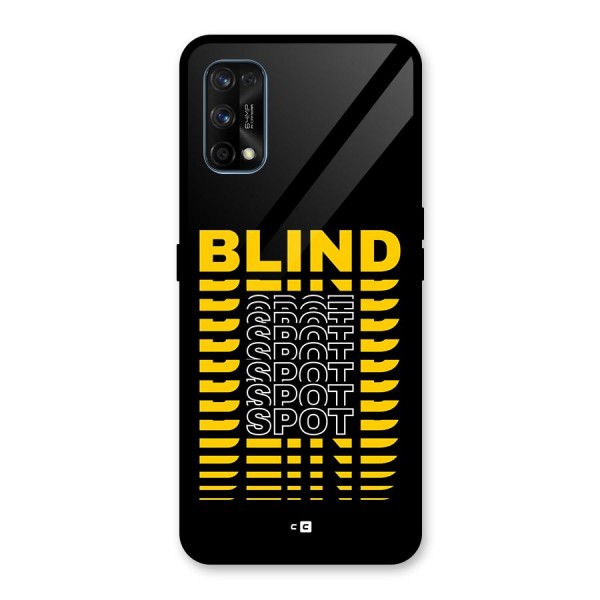 Blind Spot Glass Back Case for Realme 7 Pro