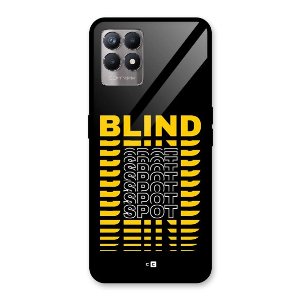 Blind Spot Glass Back Case for Realme 8i