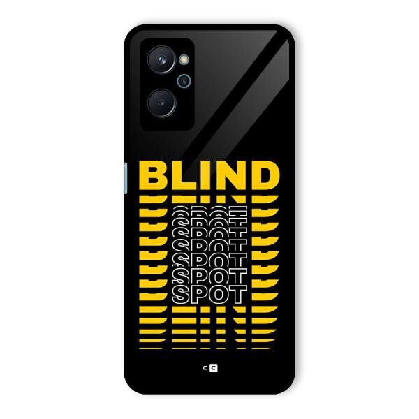 Blind Spot Glass Back Case for Realme 9i