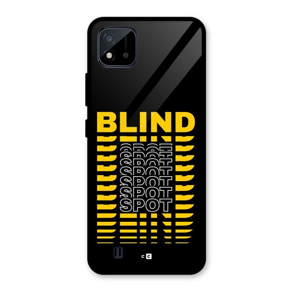 Blind Spot Glass Back Case for Realme C11 2021