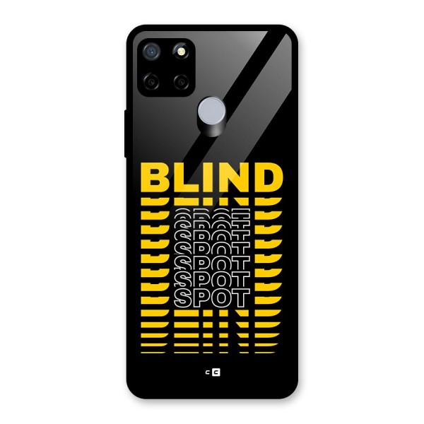 Blind Spot Glass Back Case for Realme C15