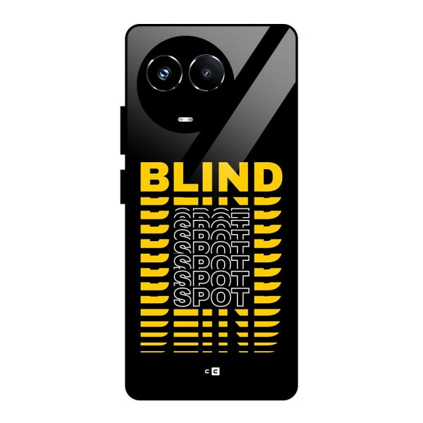 Blind Spot Glass Back Case for Realme Narzo 60X