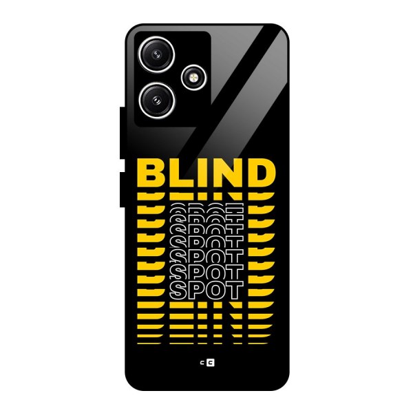 Blind Spot Glass Back Case for Redmi 12 5G