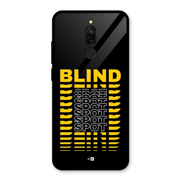 Blind Spot Glass Back Case for Redmi 8