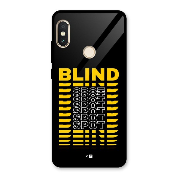 Blind Spot Glass Back Case for Redmi Note 5 Pro