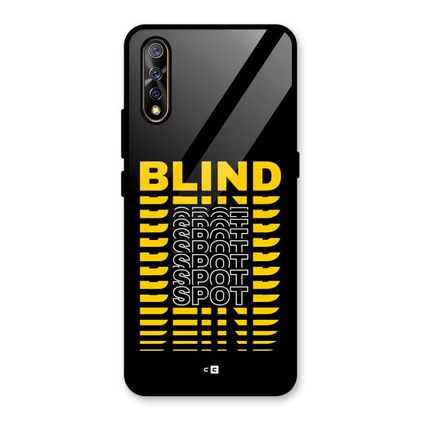 Blind Spot Glass Back Case for Vivo S1