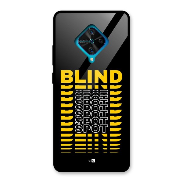 Blind Spot Glass Back Case for Vivo S1 Pro