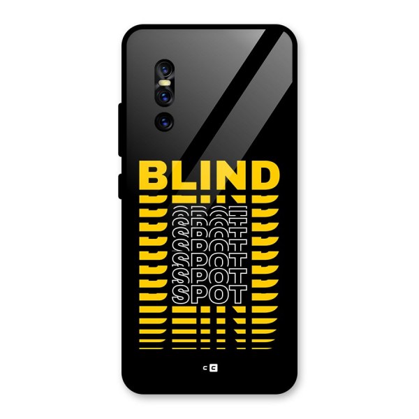 Blind Spot Glass Back Case for Vivo V15 Pro