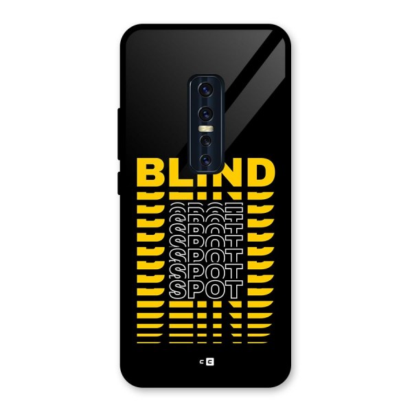 Blind Spot Glass Back Case for Vivo V17 Pro