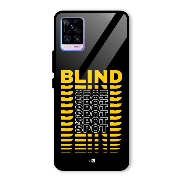 Blind Spot Glass Back Case for Vivo V20 Pro