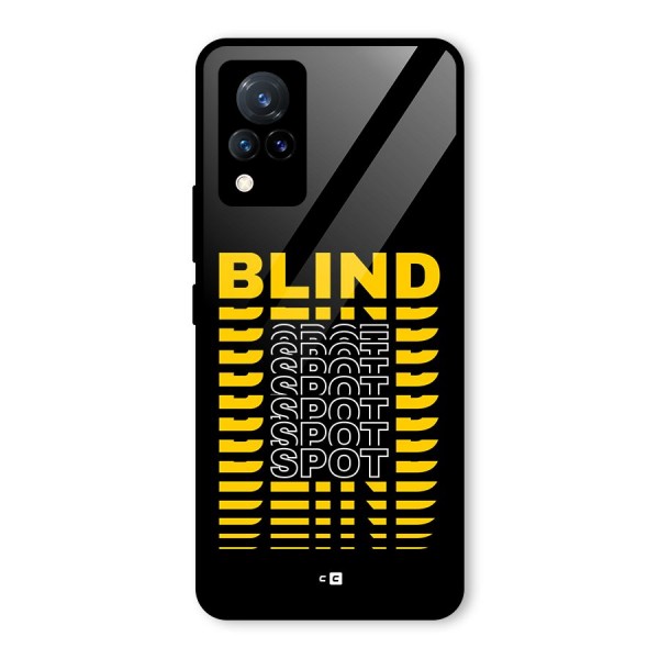 Blind Spot Glass Back Case for Vivo V21 5G