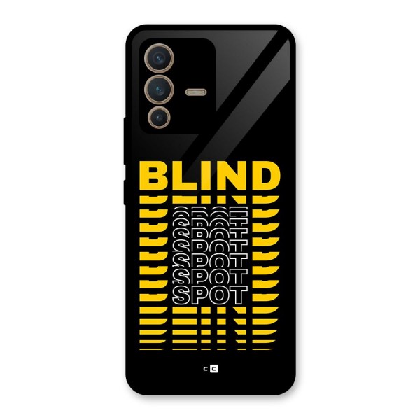 Blind Spot Glass Back Case for Vivo V23 5G