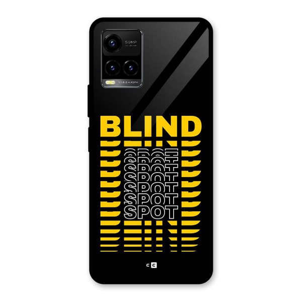 Blind Spot Glass Back Case for Vivo Y21G