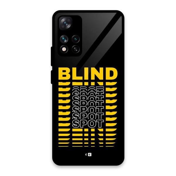 Blind Spot Glass Back Case for Xiaomi 11i HyperCharge 5G