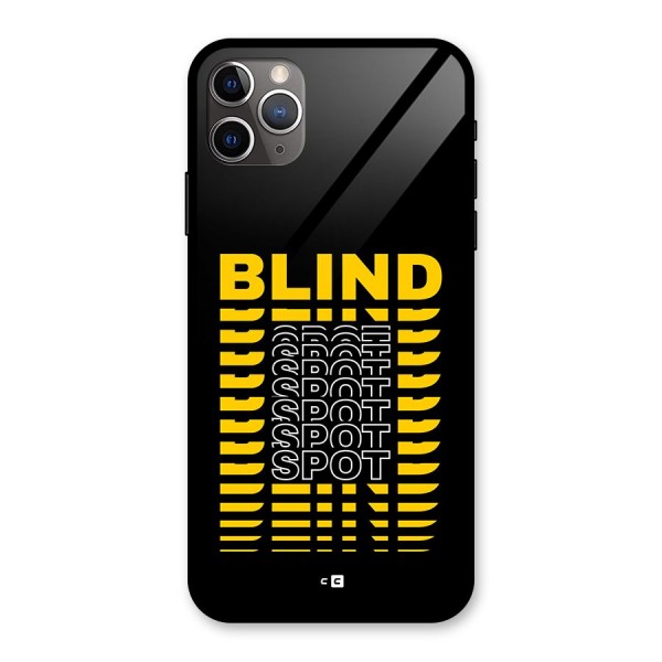 Blind Spot Glass Back Case for iPhone 11 Pro Max