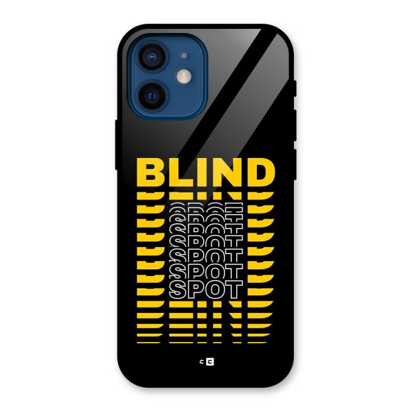 Blind Spot Glass Back Case for iPhone 12 Mini