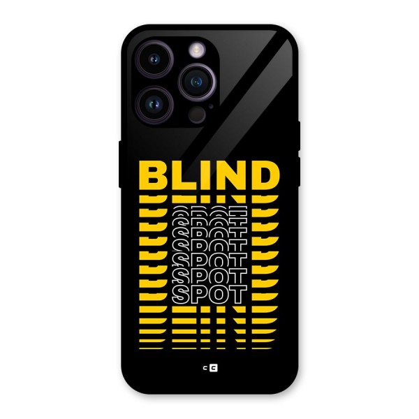 Blind Spot Glass Back Case for iPhone 14 Pro Max