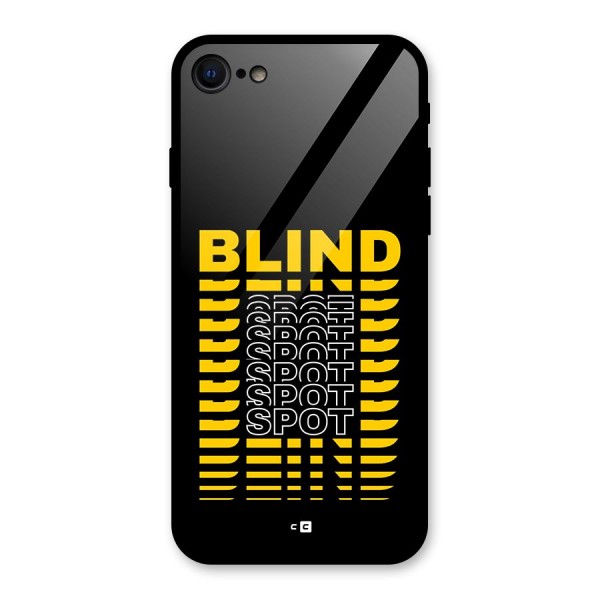 Blind Spot Glass Back Case for iPhone 8