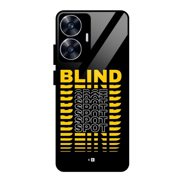 Blind Spot Glass Back Case for realme C55